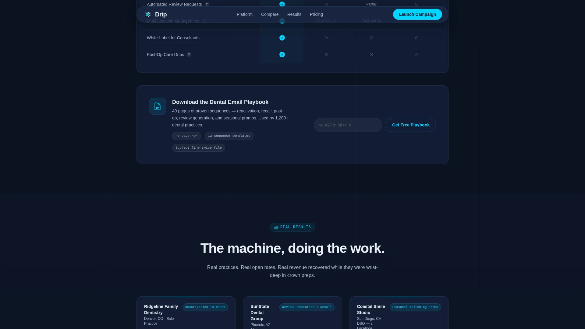 Dental Software Booking Website Template