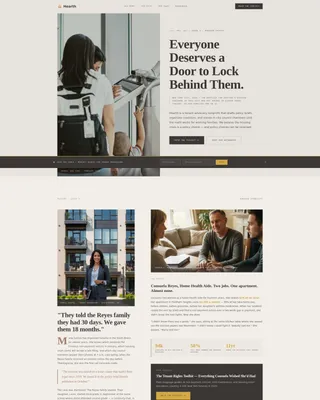 Affordable Housing Nonprofit Privacy Policy Website Template