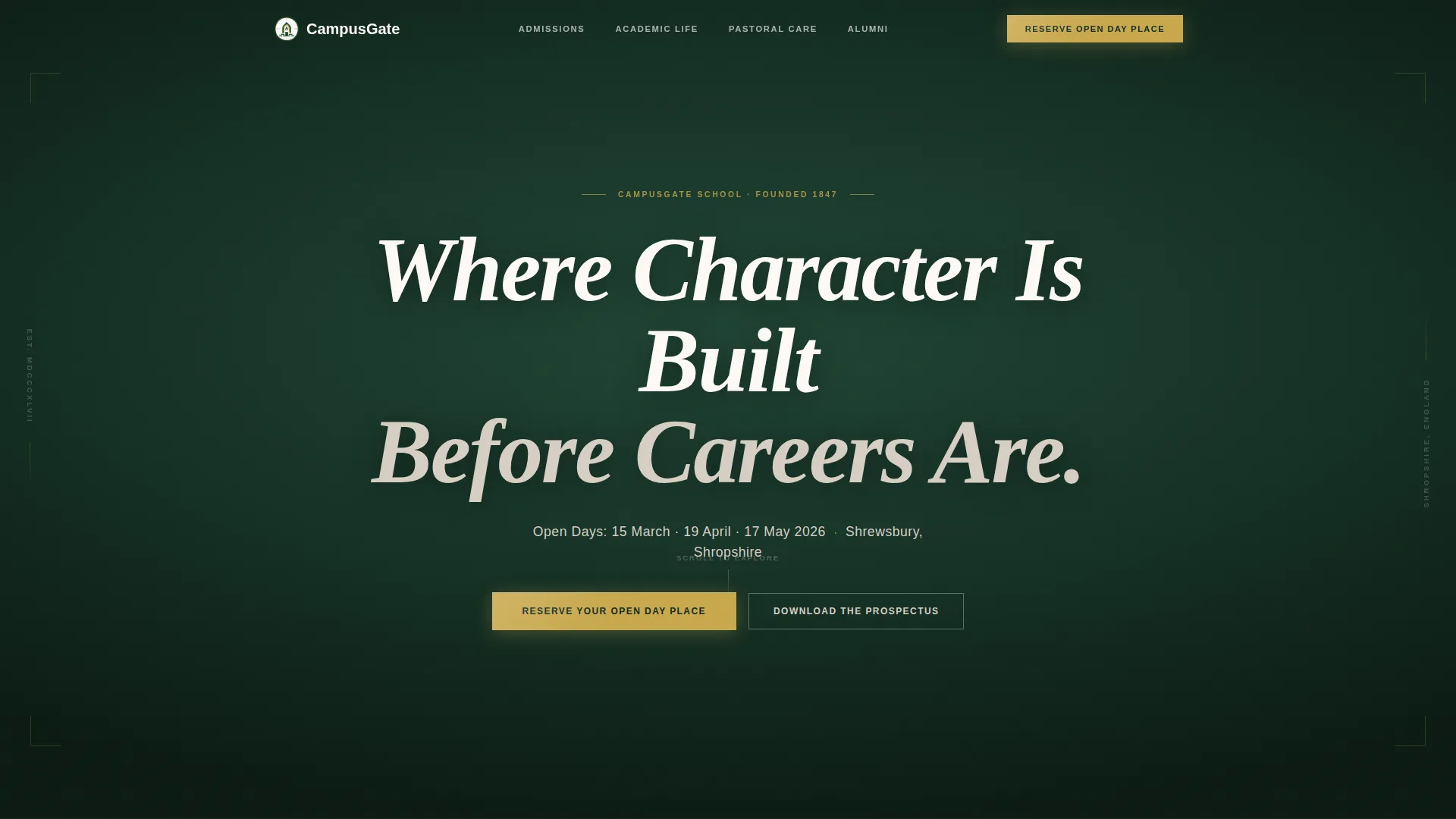 School (K-12) Professional Website Template