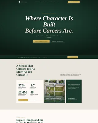 School (K-12) Professional Website Template