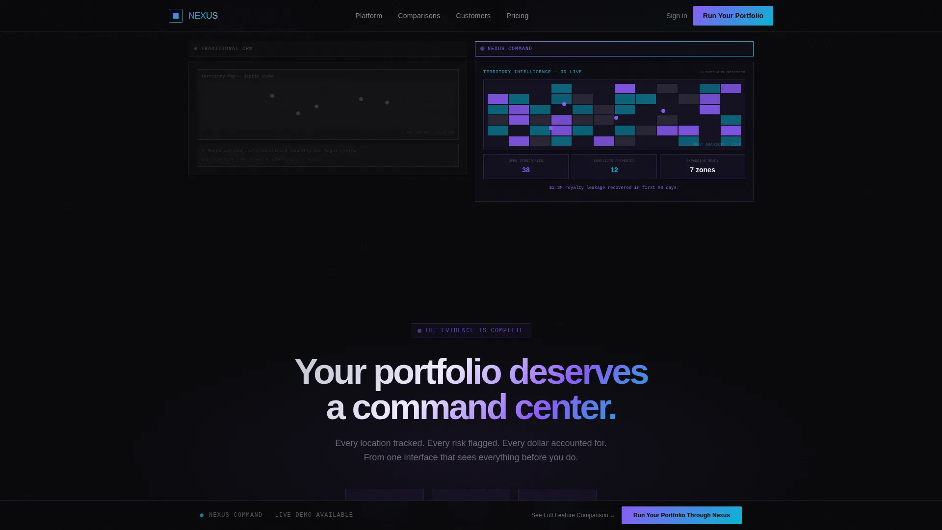 Strategic Multi-Unit Franchise Landing Page Template