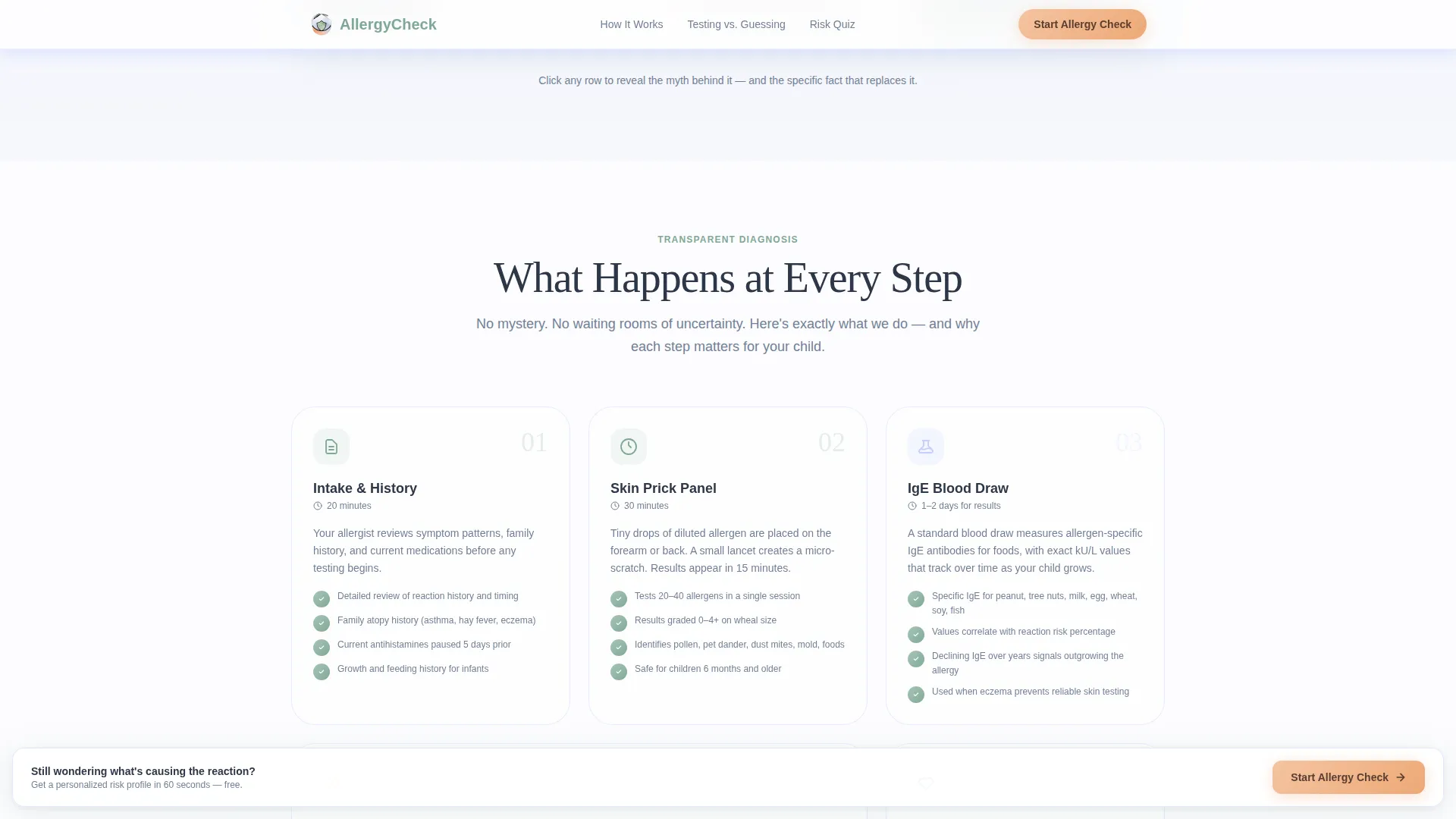 Certified Children Allergy Clinic Landing Page Template