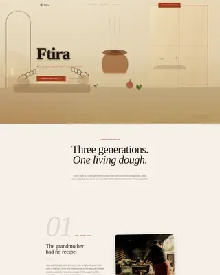 Immersive Maltese Cuisine Landing Page Template