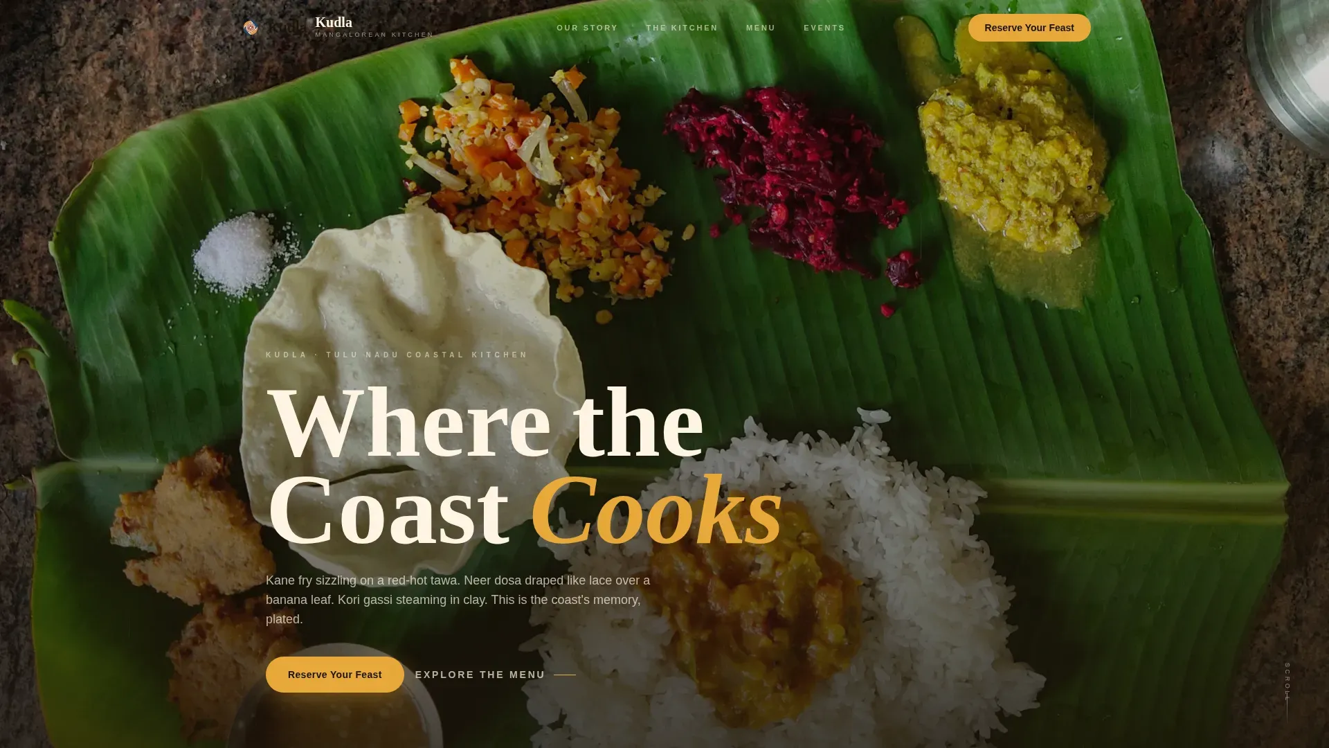 Expert Regional & Specialty Restaurant Portfolio & Case Study Website Template