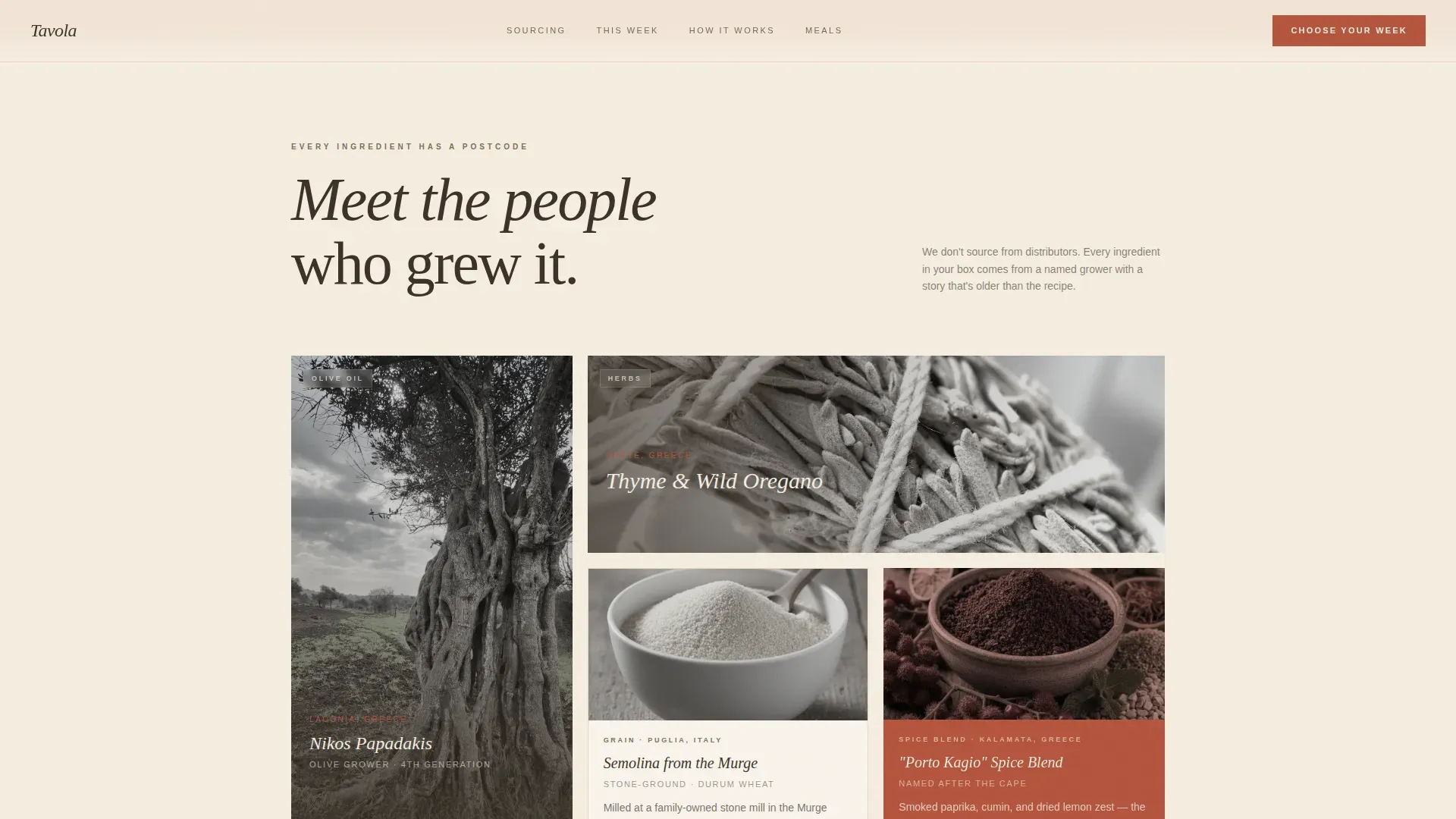 Artisan Mediterranean Kit Landing Page Template