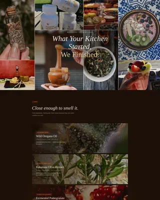 Mediterranean Wellness Event Landing Page Template