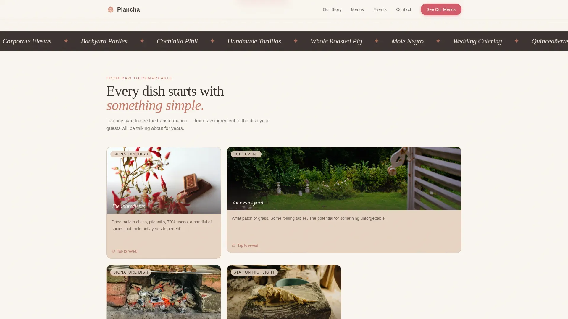 Premium Mexican Catering Landing Page Template