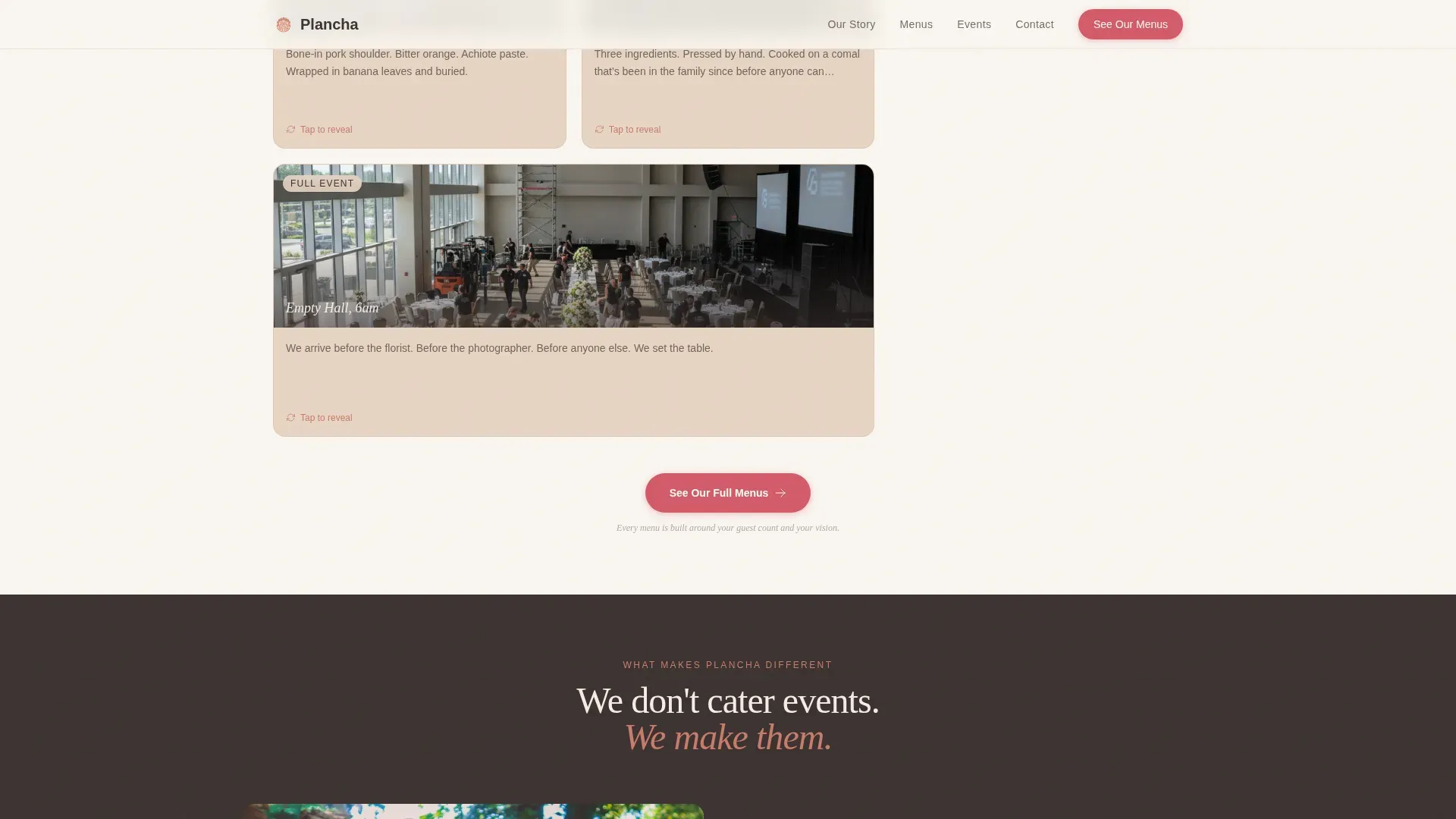 Premium Mexican Catering Landing Page Template