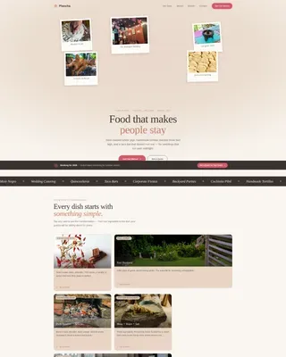 Premium Mexican Catering Landing Page Template