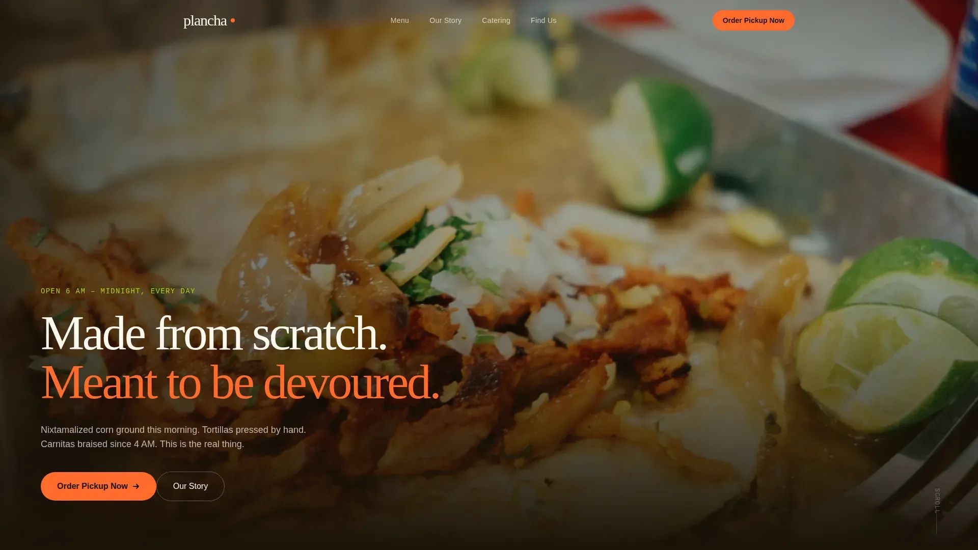 Mexican Dining Professional Website Template