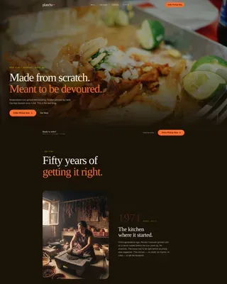 Mexican Dining Professional Website Template