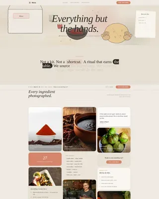 Artisan Mexican Delivery Landing Page Template