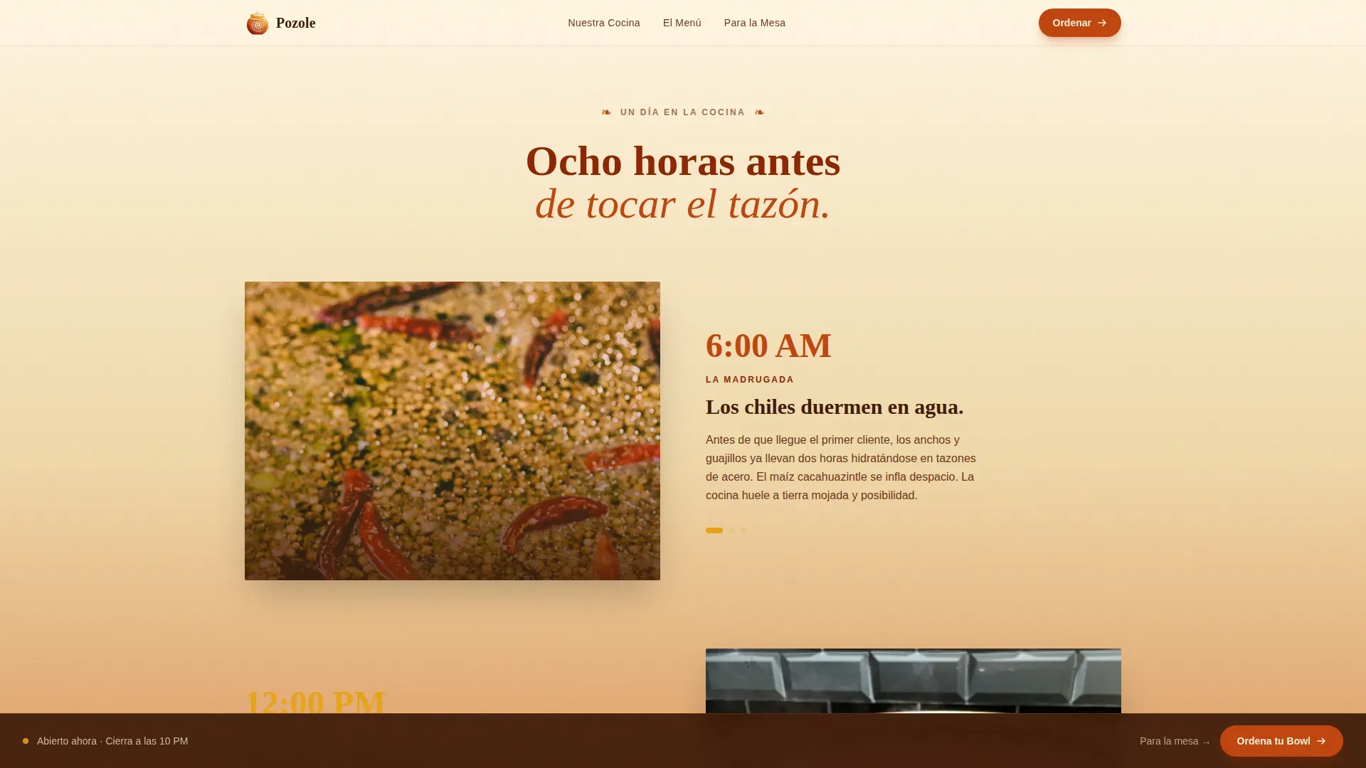 Authentic Broth Restaurant | Free Website Template | Rocket