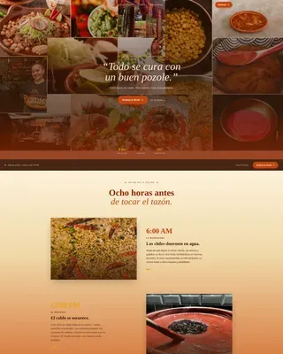 Authentic Broth Restaurant | Free Website Template | Rocket