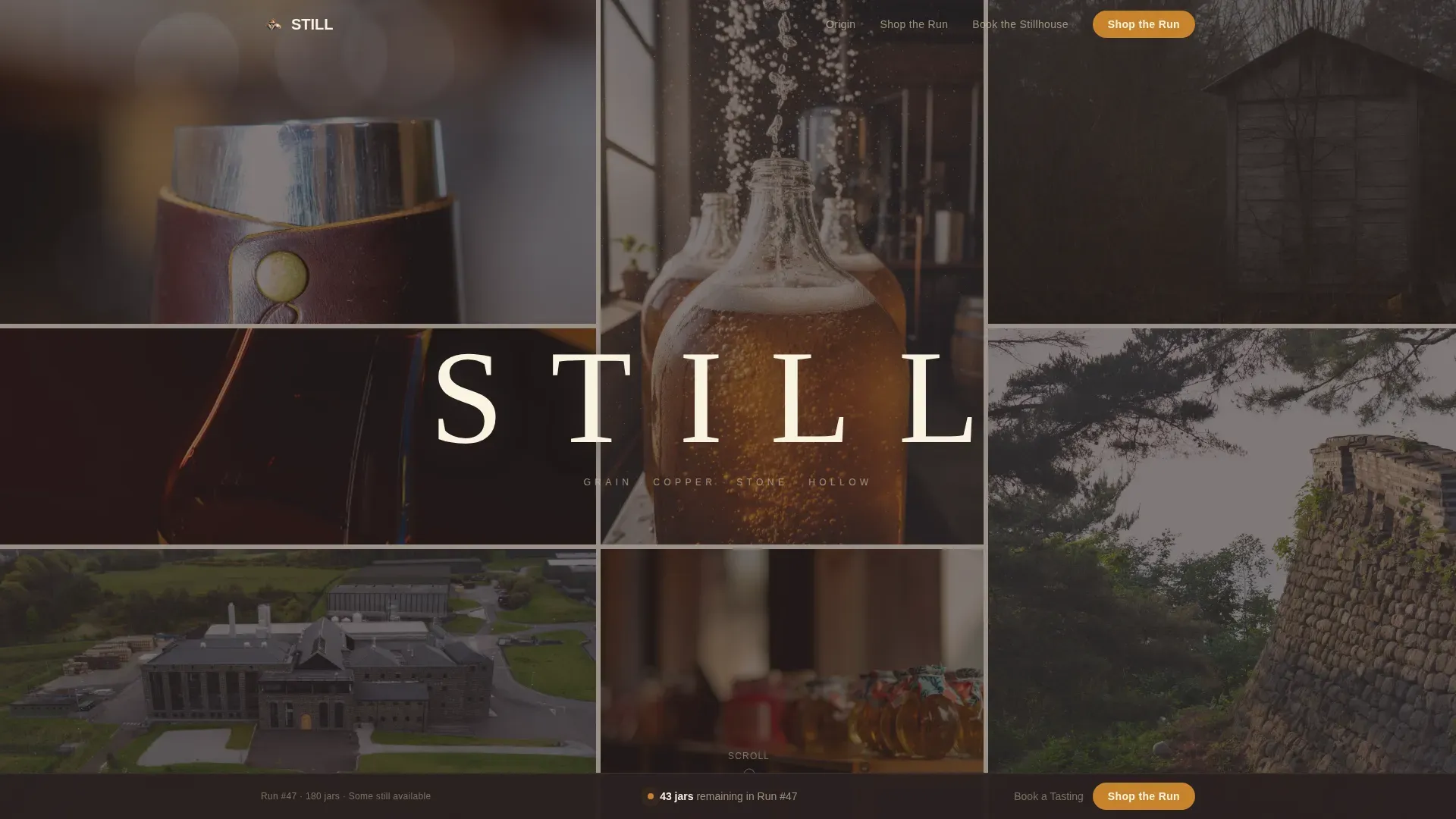 Haute Craft Moonshine Distillery Landing Page Template