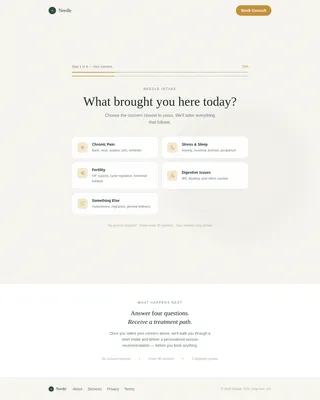Ayurveda & Alternative Medicine Booking Website Template