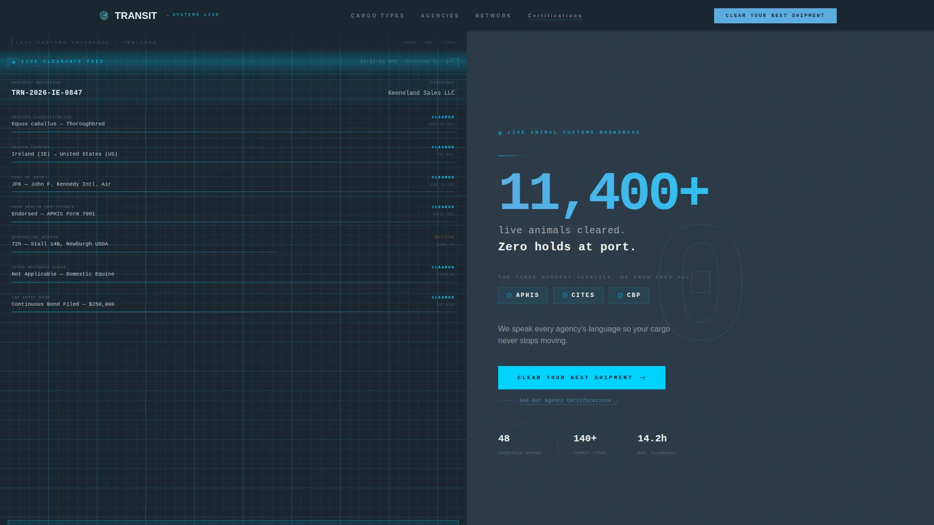 Precision Liveanimal | Free Website Template | Rocket