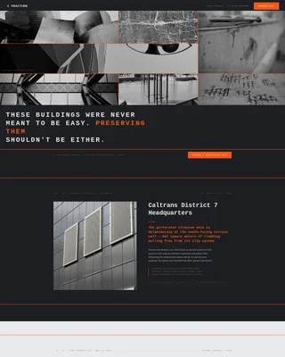 Deconstructivist Architecture Pre-Launch Website Template