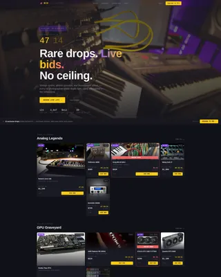 Electronics E-Commerce Blog Website Template