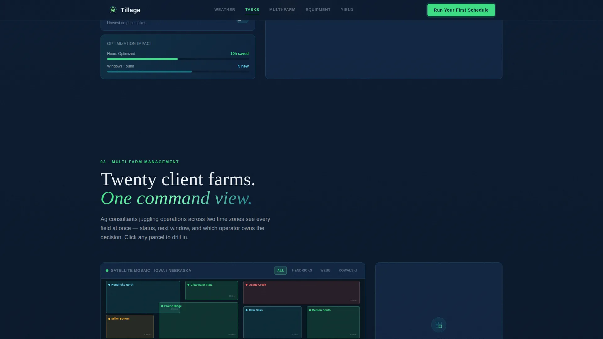 Authoritative Sustainable Agriculture Landing Page Template