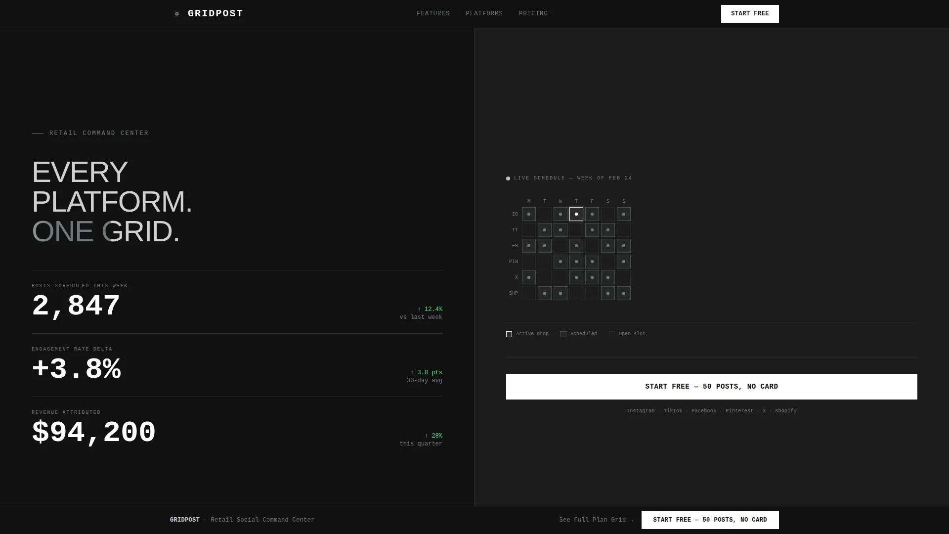 Retail Software Pricing & Packages Website Template
