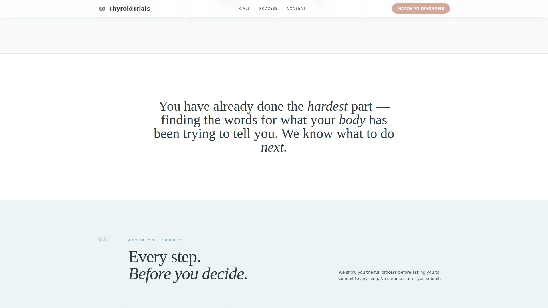 Thyroid Disorder Care Reviews Website Template