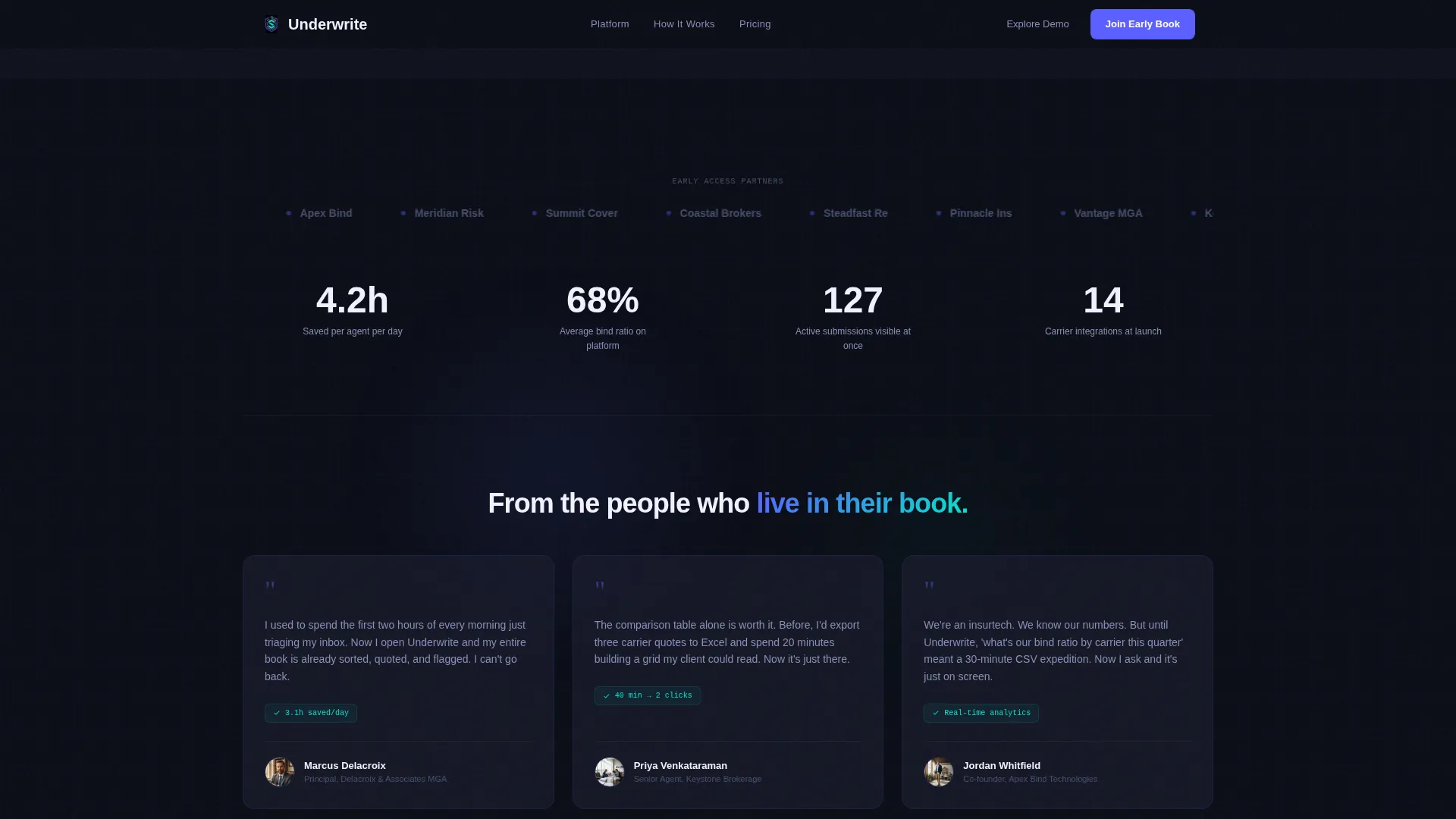 Insurtech Coming Soon Landing Page Template