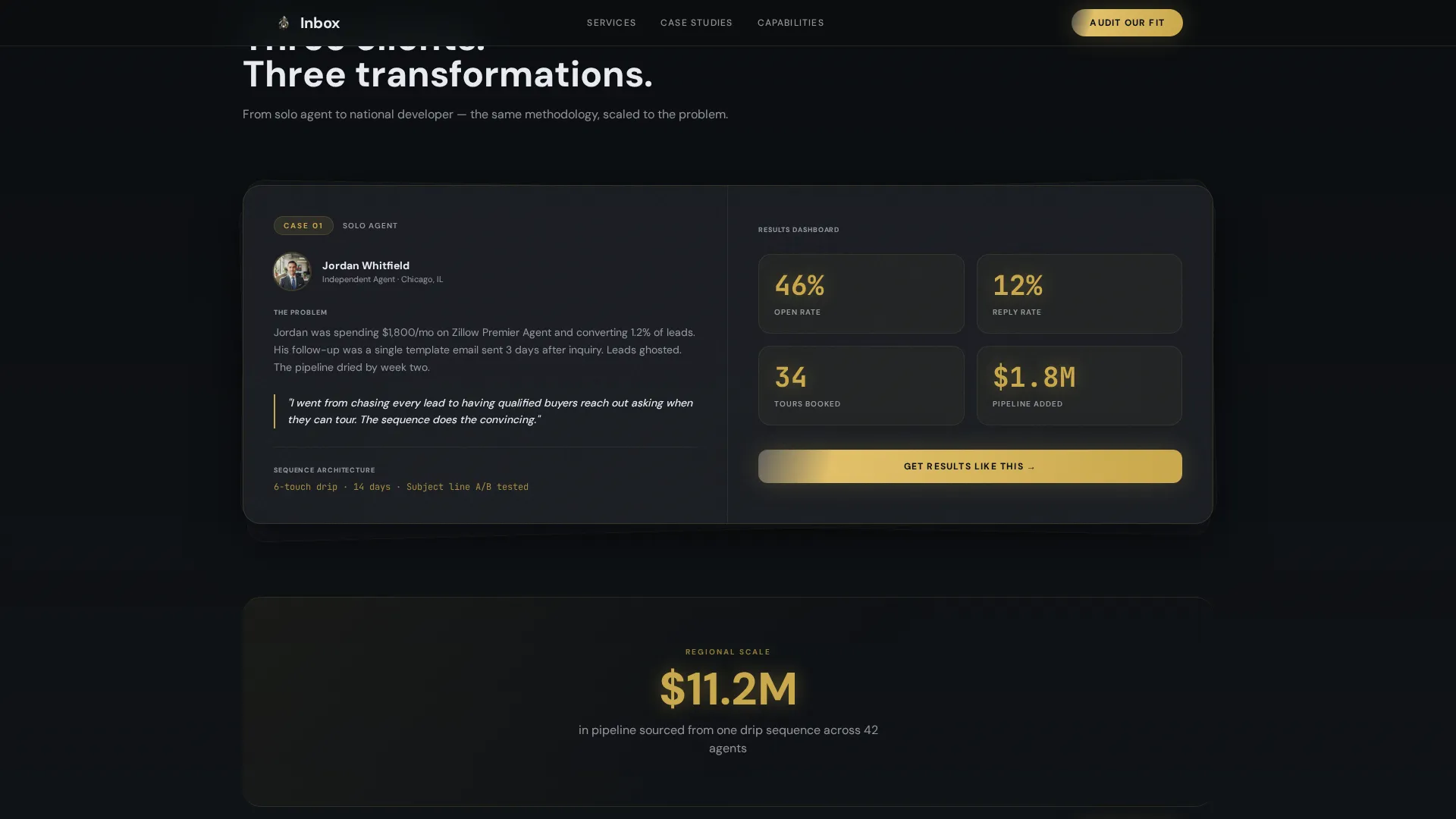 Trusted Commercial Real Estate Landing Page Template