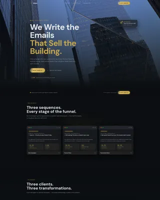 Trusted Commercial Real Estate Landing Page Template