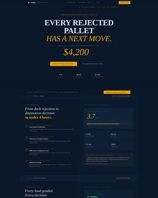 Precision Cold Chain | Free Website Template | Rocket