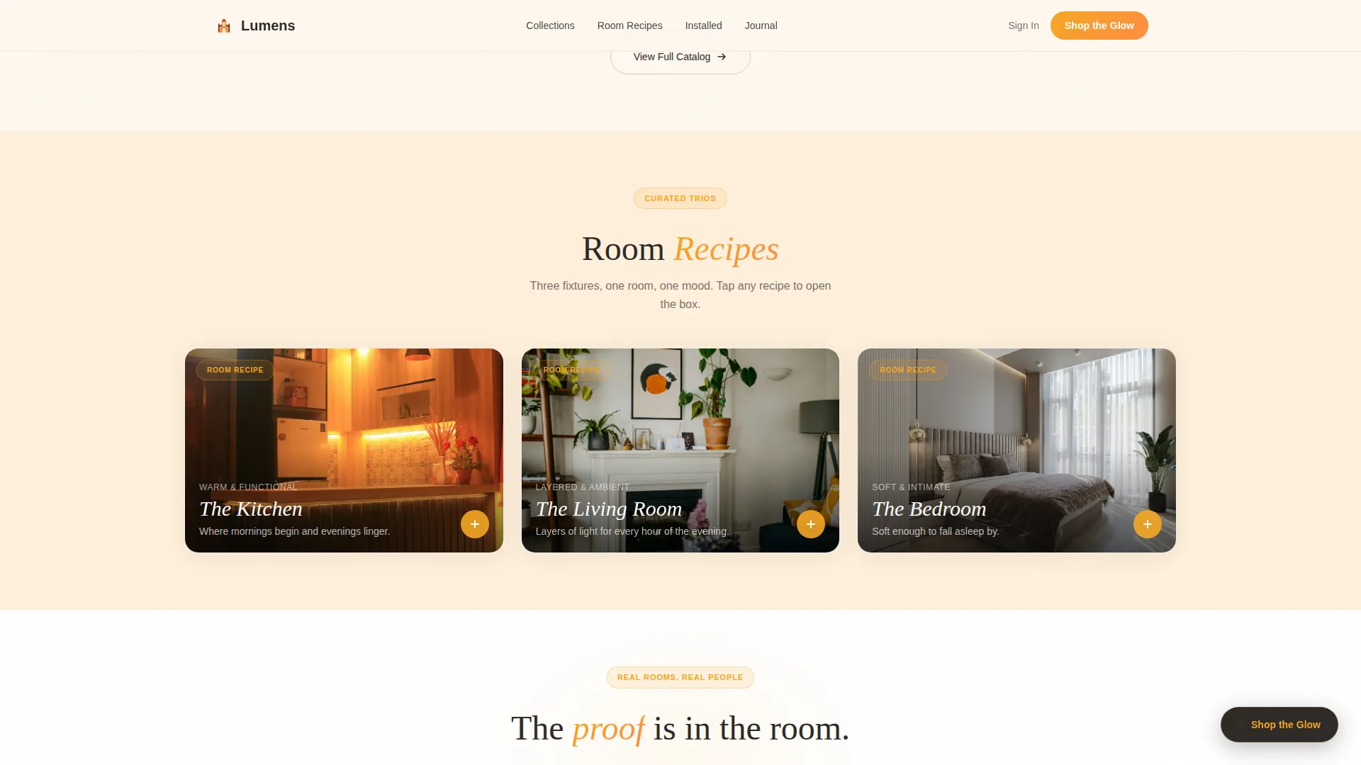 Radiant Lighting Design Landing Page Template