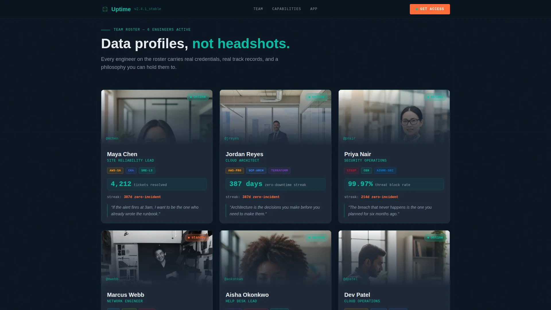 Reliable IT Services Landing Page Template