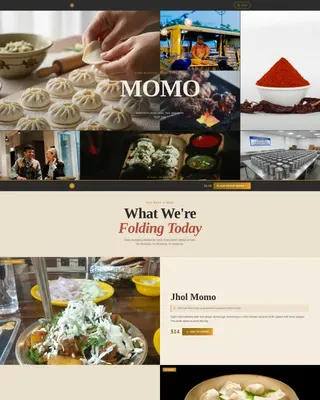 Nepalese Cuisine Professional Website Template