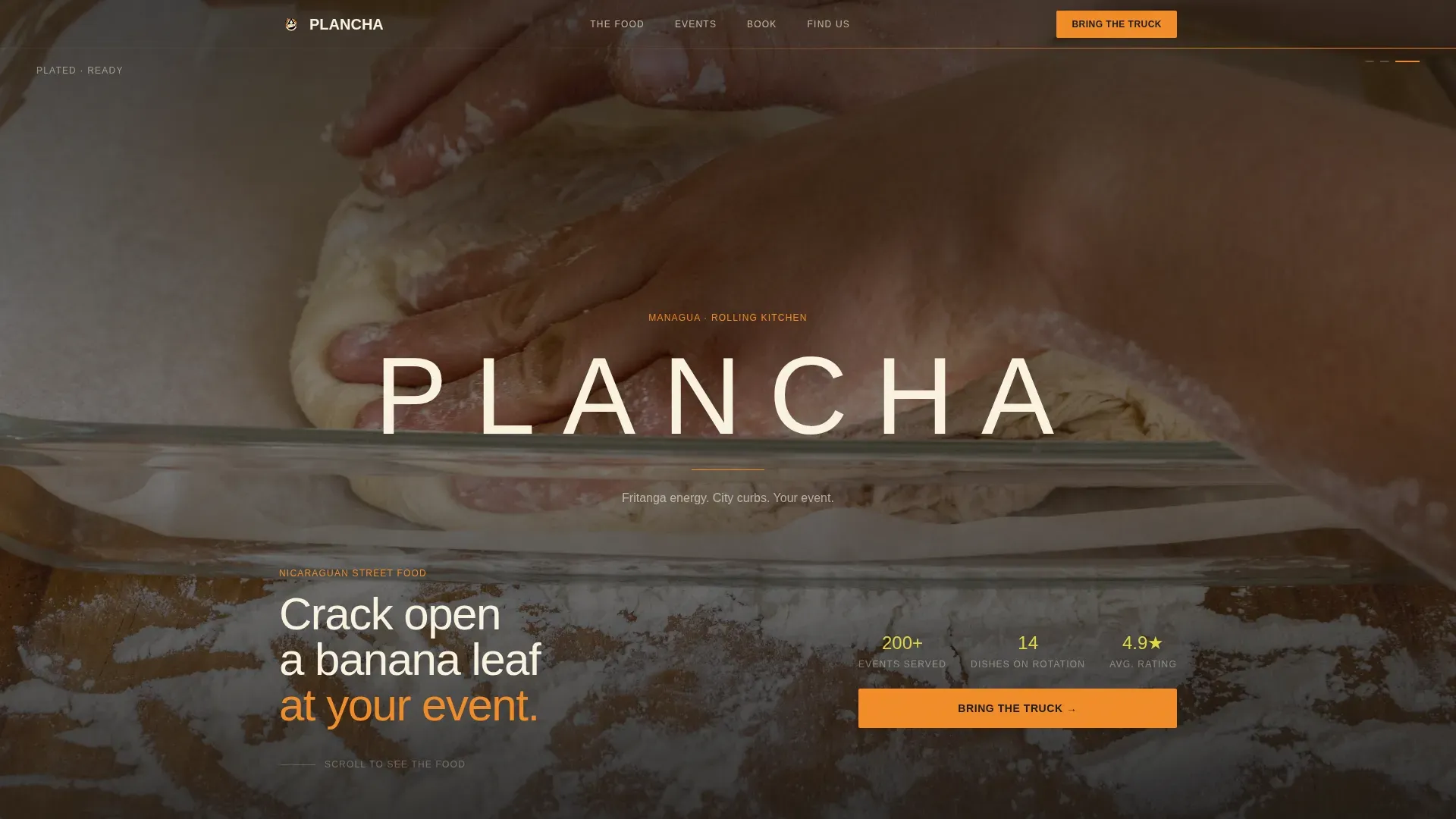 Warm Artisan North African Restaurant Landing Page Template