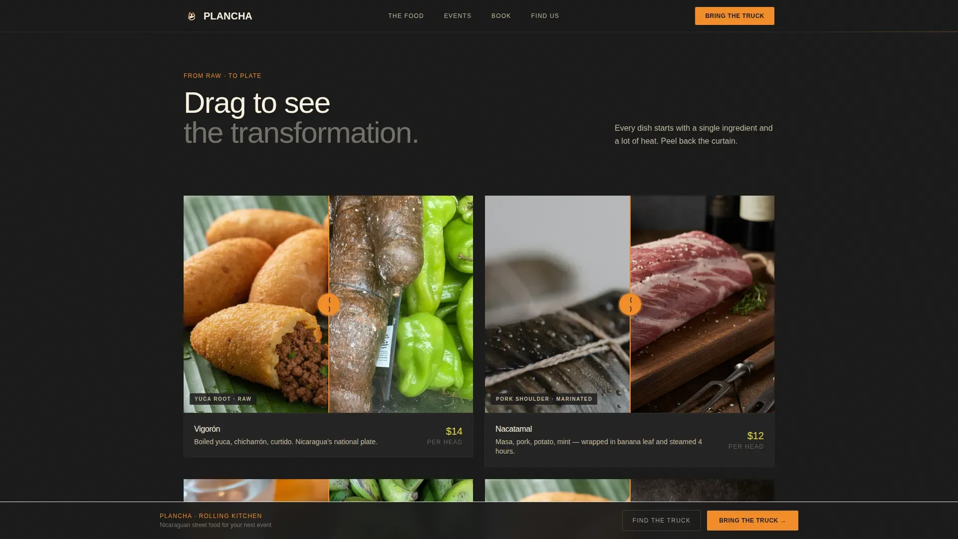 Warm Artisan North African Restaurant Landing Page Template