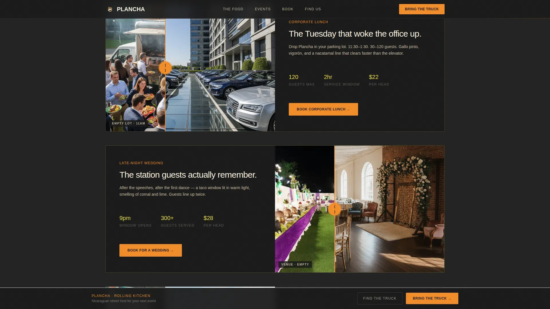 Warm Artisan North African Restaurant Landing Page Template