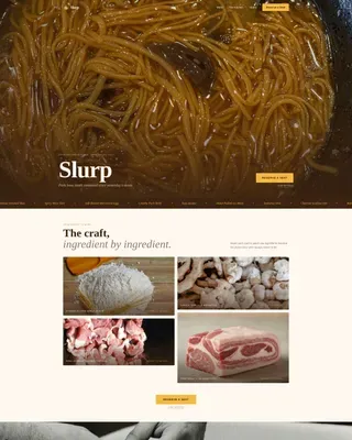 Regional & Specialty Restaurant Appointment Booking Website Template