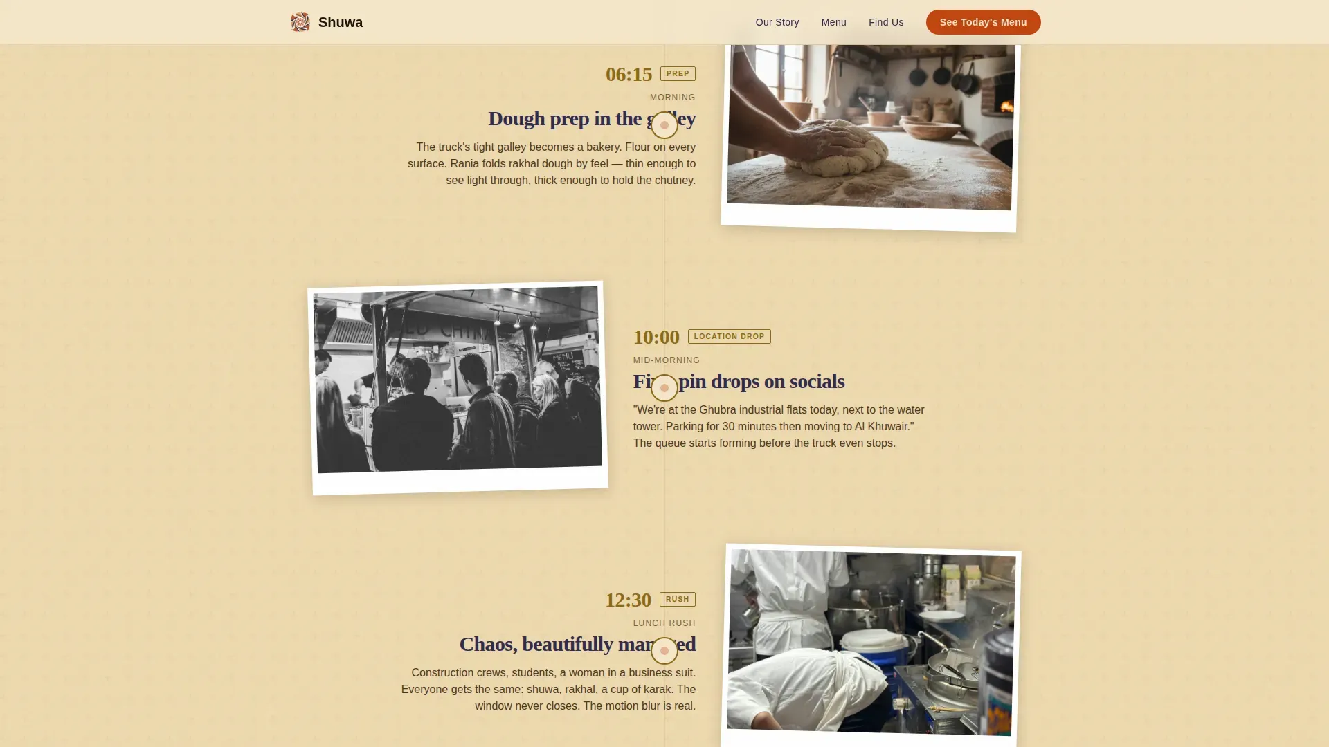 Omani Food Truck Landing Page Template