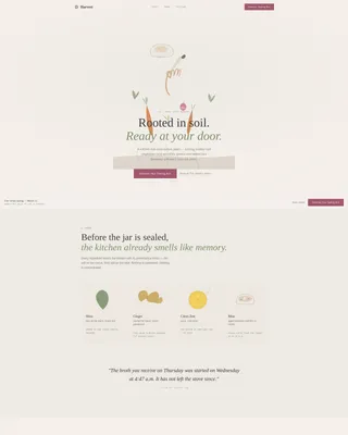 Wholesome Mealdelivery | Free Website Template | Rocket