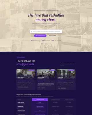 Recruitment & Hiring Specialist Portfolio Website Template
