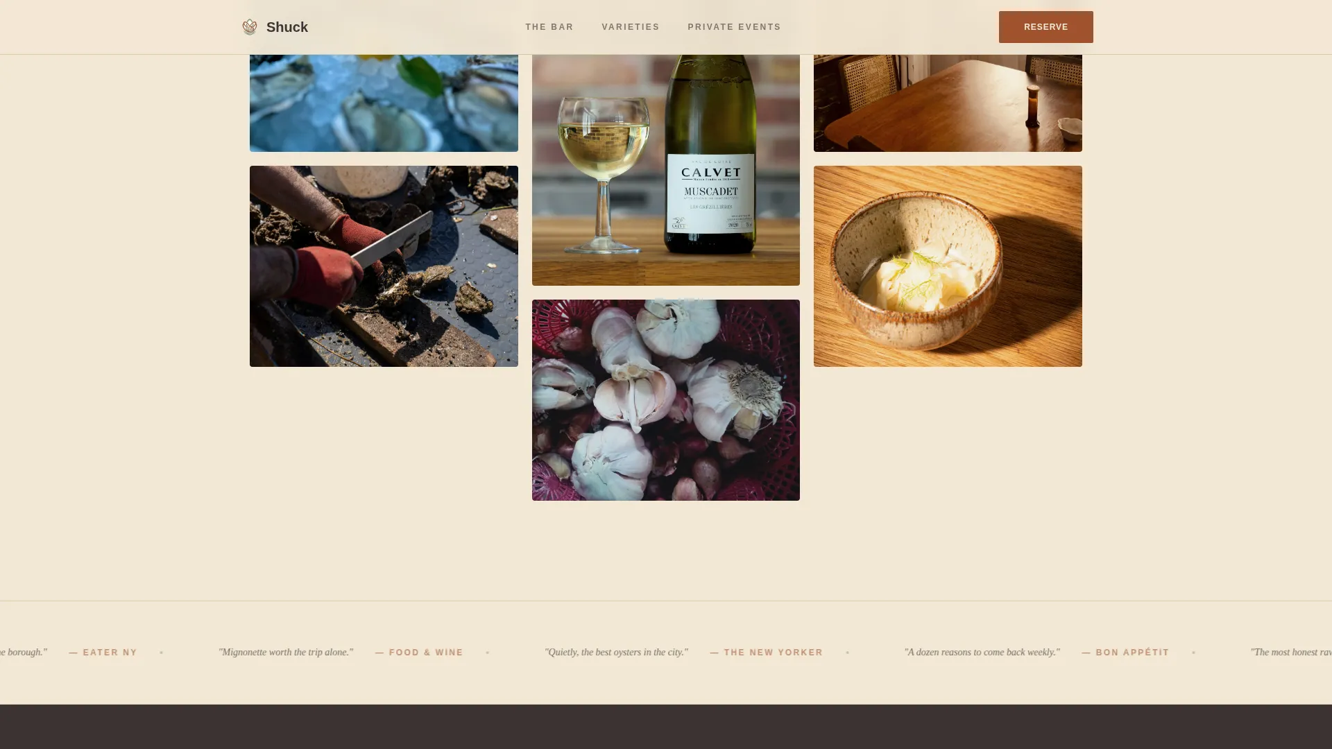 Meat & Seafood Blog & Content Website Template