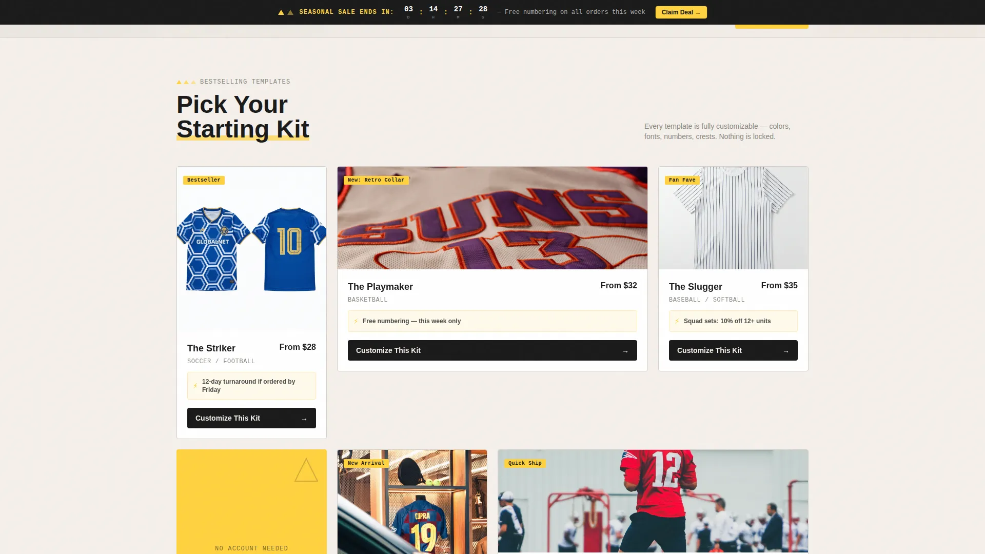 Niche & Artisan Products Professional Website Template