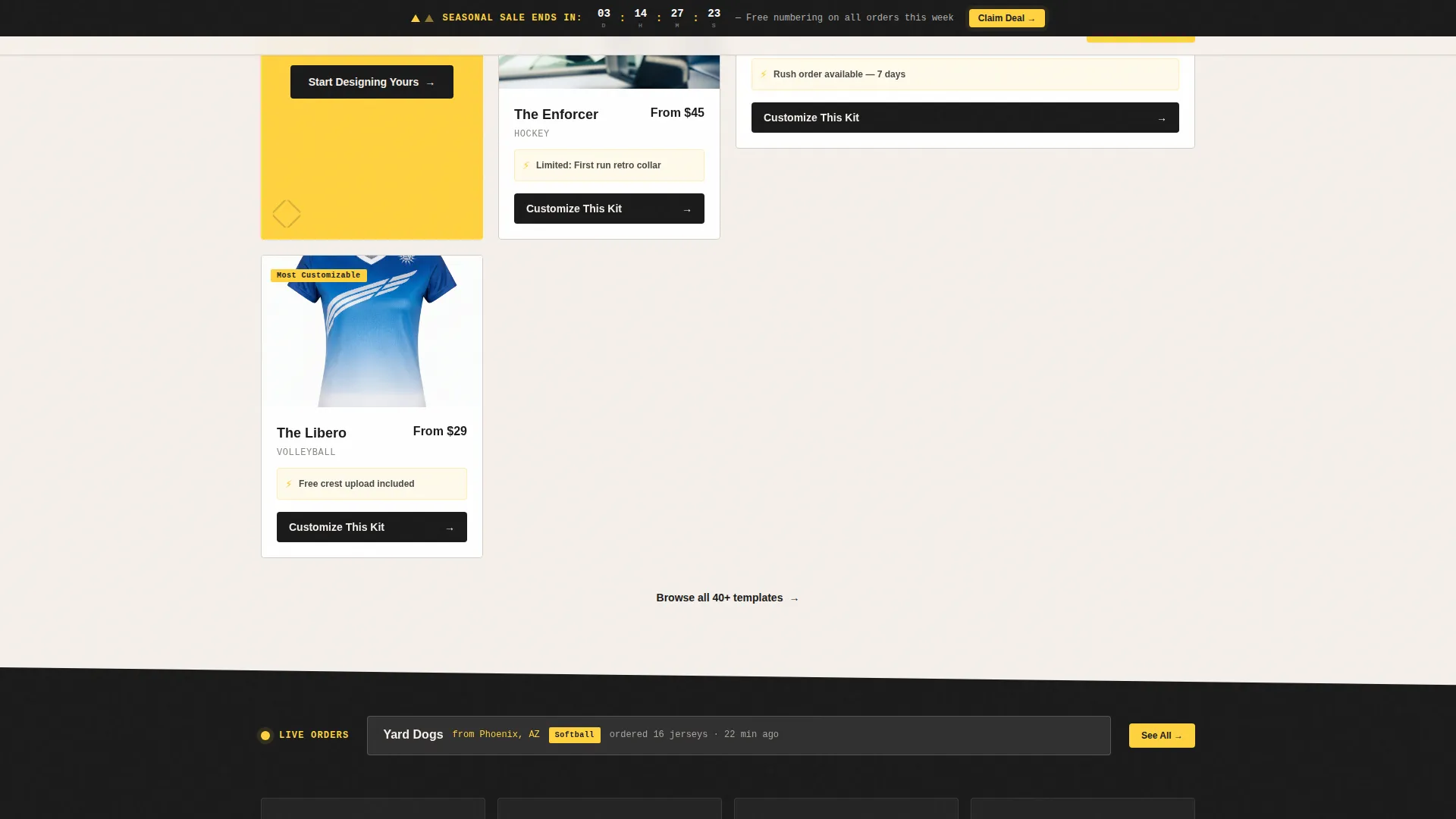 Niche & Artisan Products Professional Website Template