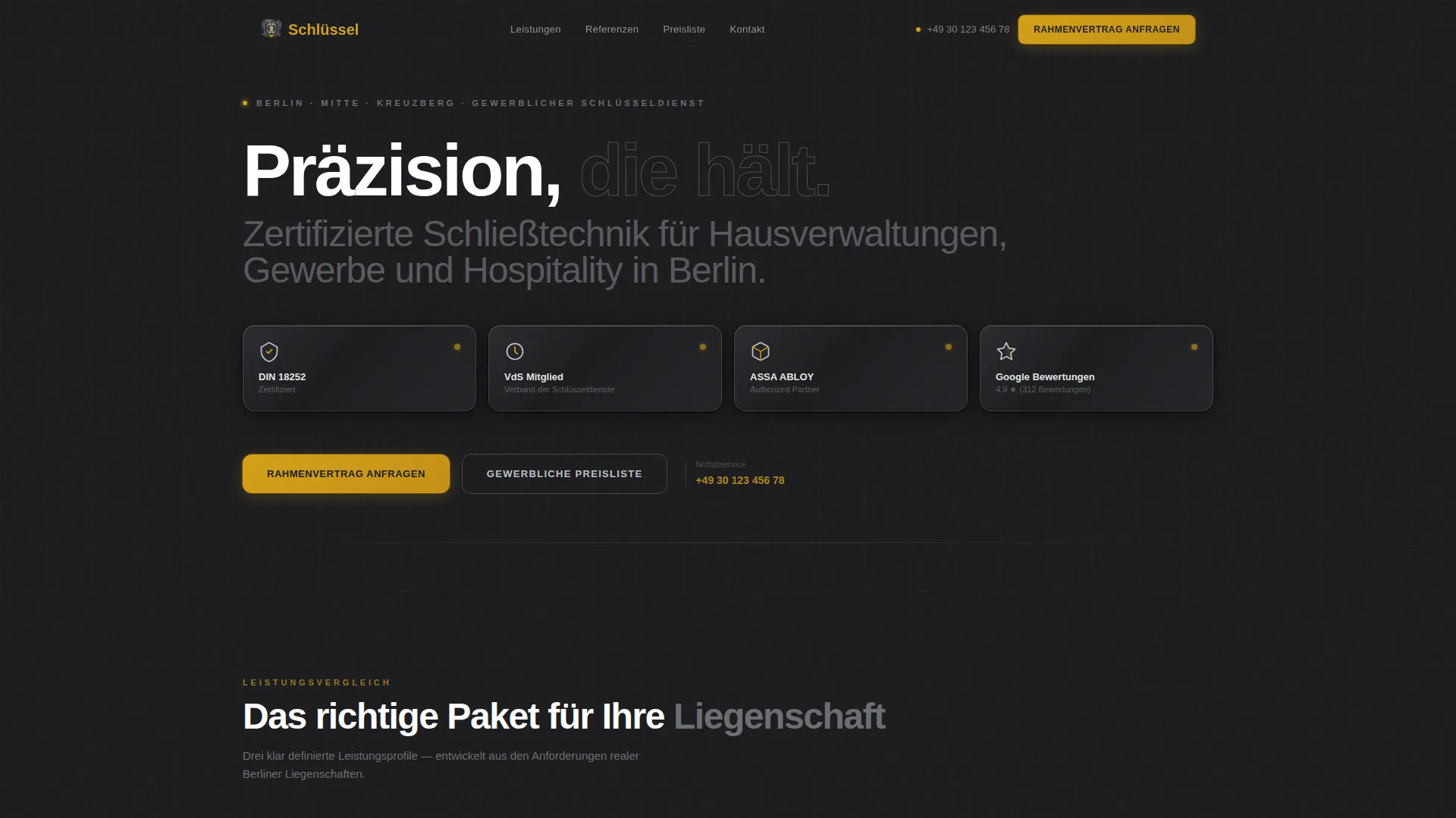 Precision Security Services | Free Website Template | Rocket