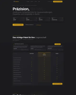 Precision Security Services | Free Website Template | Rocket