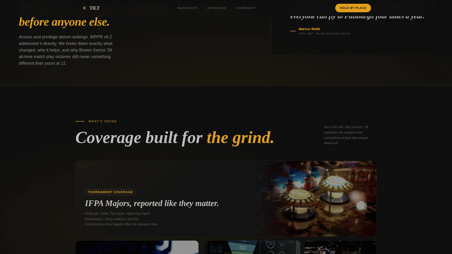 Hobby & Passion Content Pre-Launch & Coming Soon Website Template