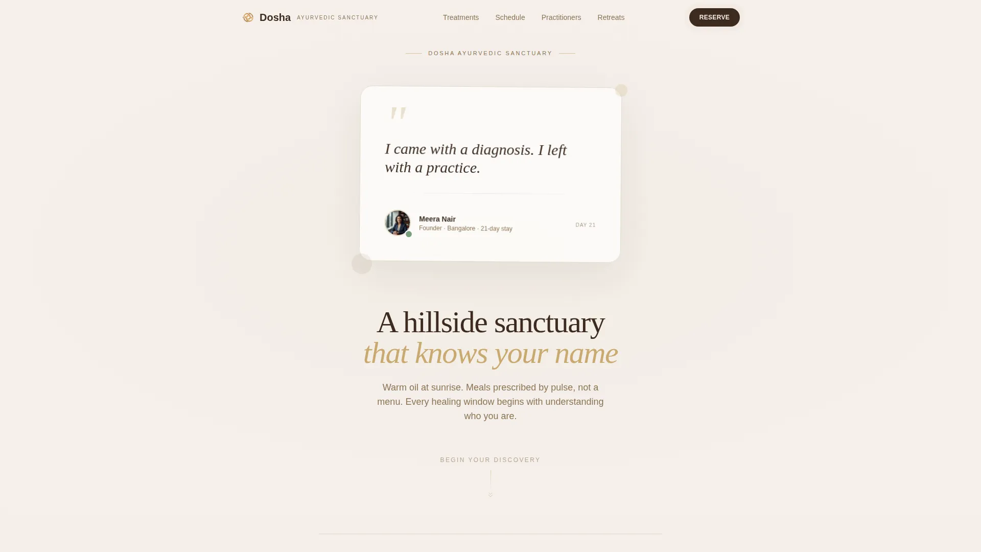 Wellness Retreat & Resort Booking Website Template