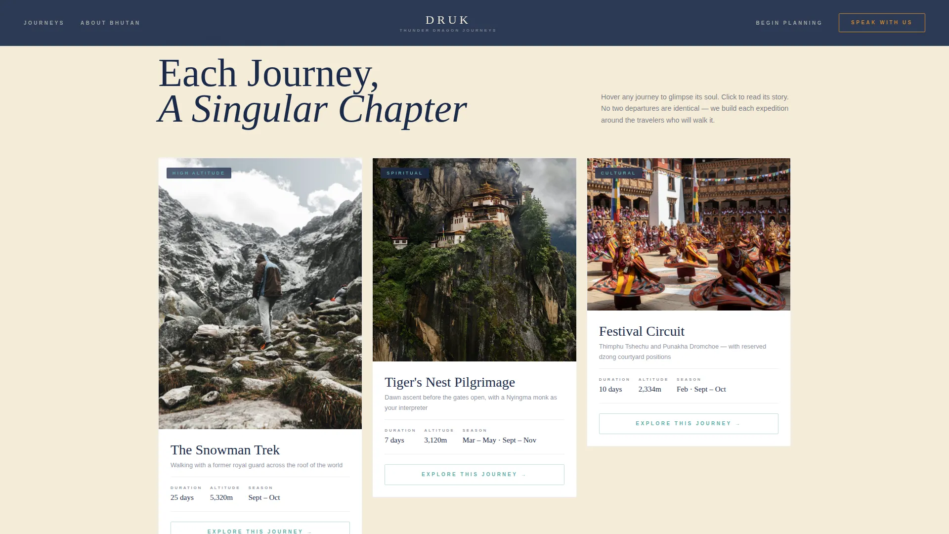 Bhutan Travel Reviews Website Template