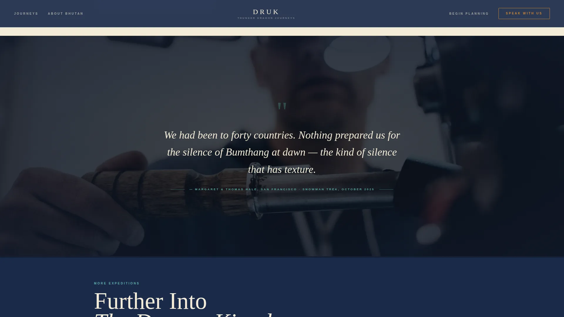 Bhutan Travel Reviews Website Template