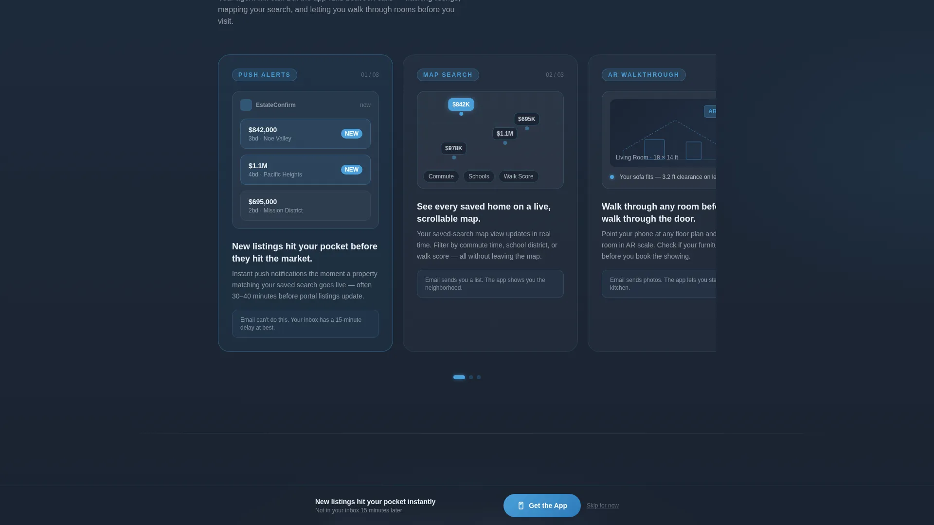 Real Estate Agency Booking Confirmation Website Template